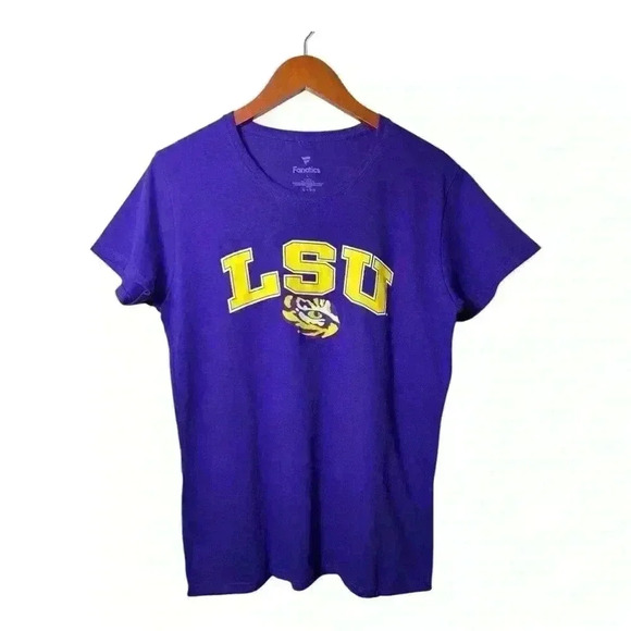 Fanatics Purple LSU Kids T-Shirt. NWT - Picture 2 of 4